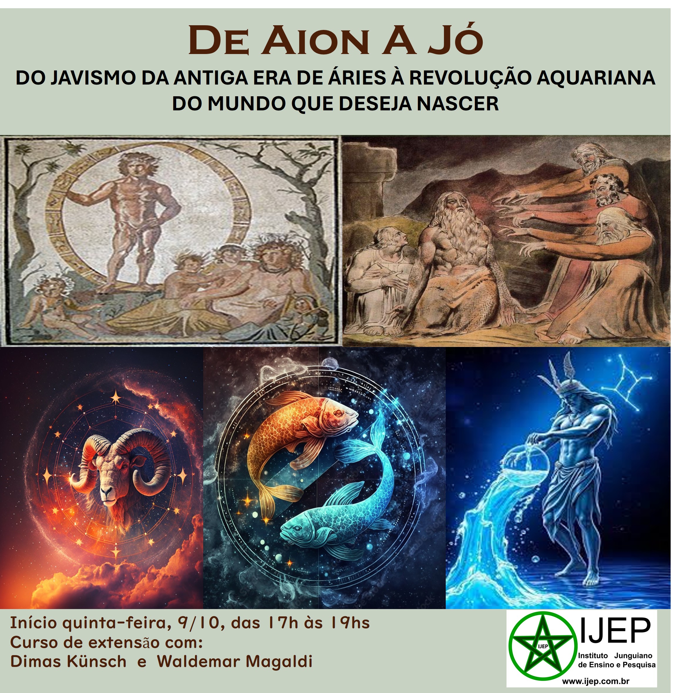 CONHEÇA O IJEP - Instituto Junguiano de Ensino e Pesquisa DE AION A JÓ